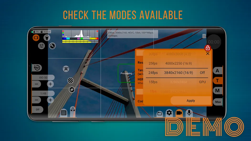 mcpro24fps demo - video camera screenshot 5