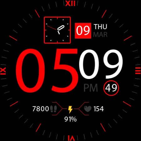 Key033 Hybrid Watch Face screenshot 25
