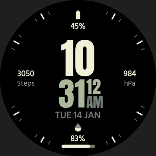 EXD131: Clean Watch Face screenshot 27