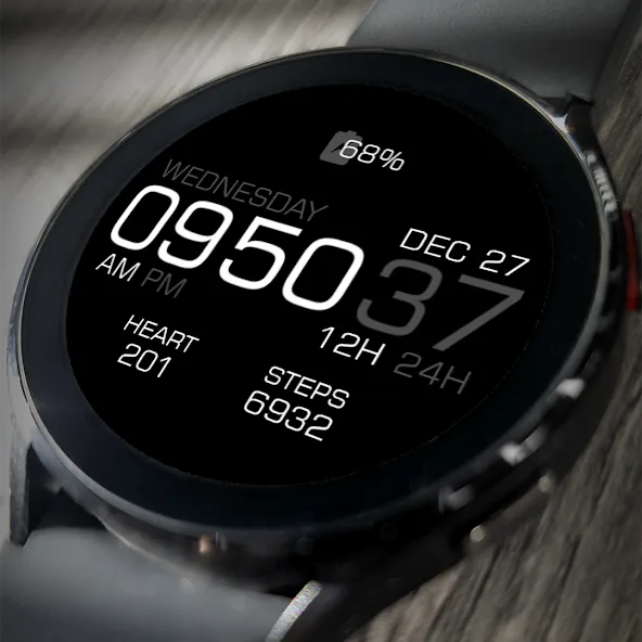 Key112 Digital Watch Face screenshot 1