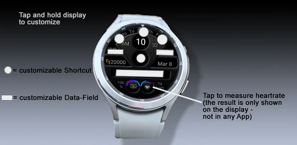 TSD49 Watch Face for Wear OS screenshot 3