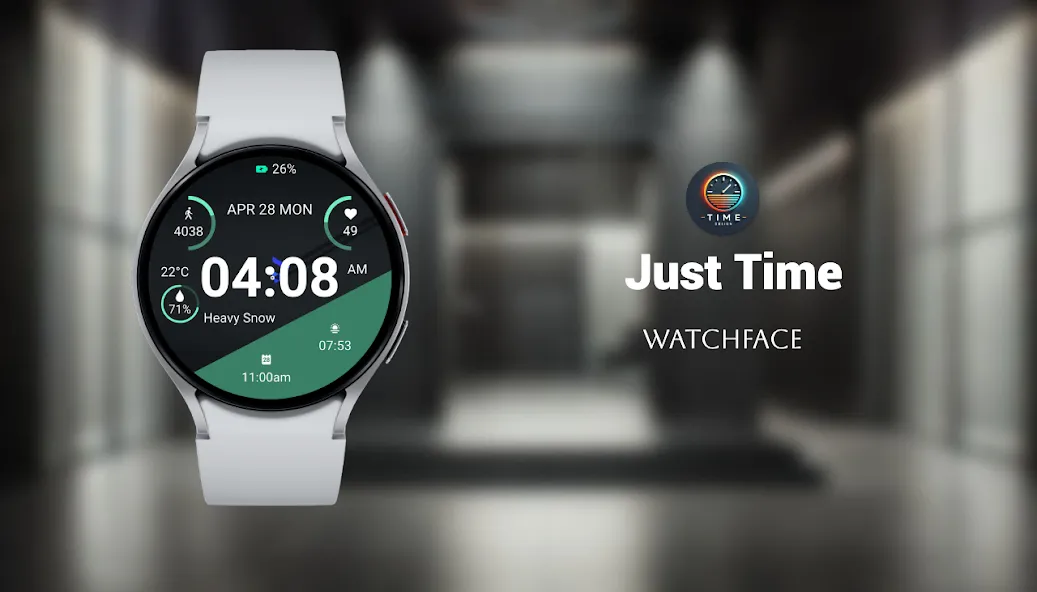 Just Time Watch Face screenshot 1