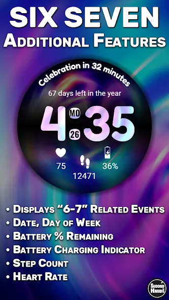 SHL Six Seven Watch Face screenshot 4