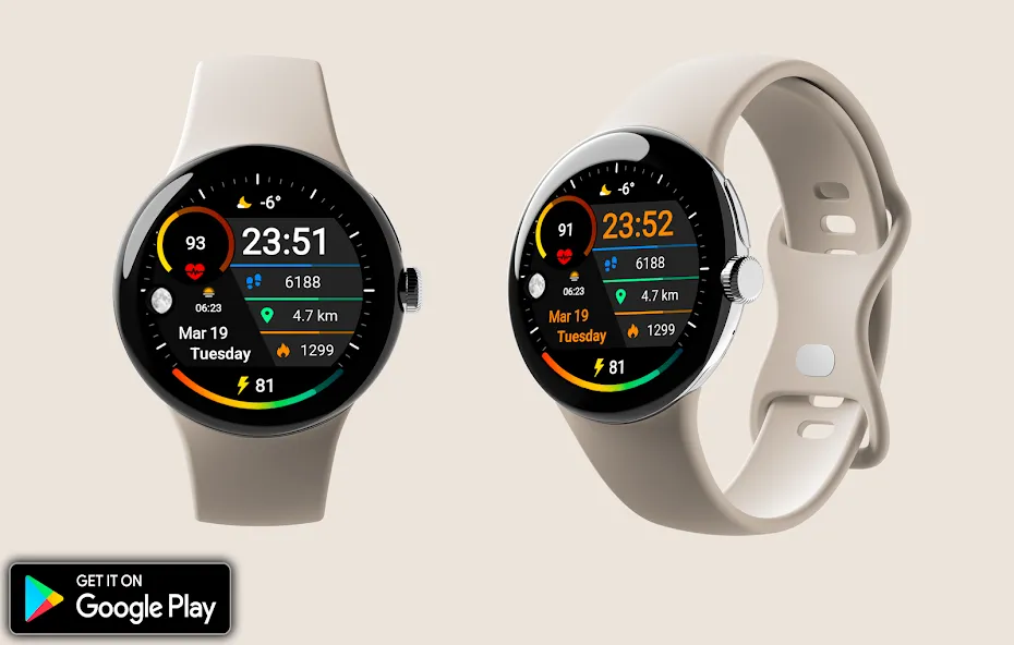 Digital Trost Watch Face screenshot 1