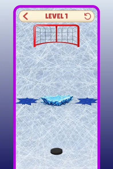 Hockey Puck Slingshot screenshot 2
