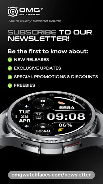 OMG 449 - Digital Watch Face screenshot 8
