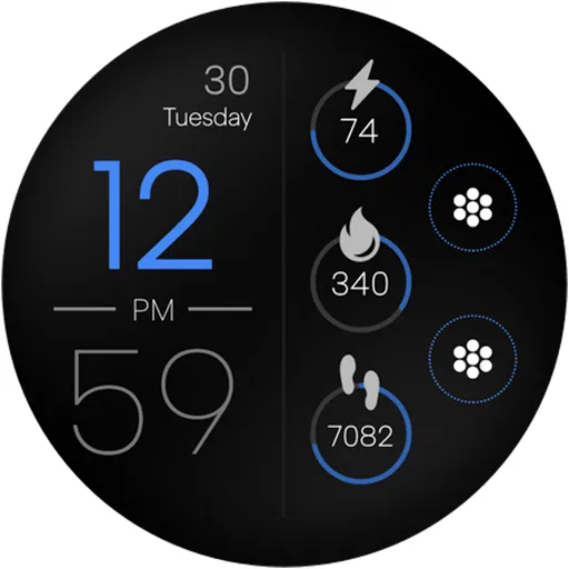 Minimal Digital Watch Sport screenshot 19
