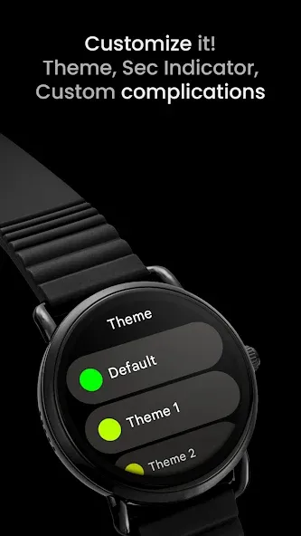 Fit OLED: Watch face screenshot 5
