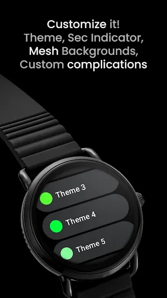 Lean Digital Watch Face screenshot 3
