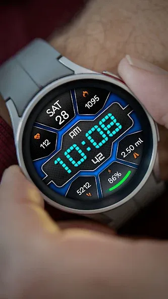 Digital Pulse URX12 Watch face screenshot 7