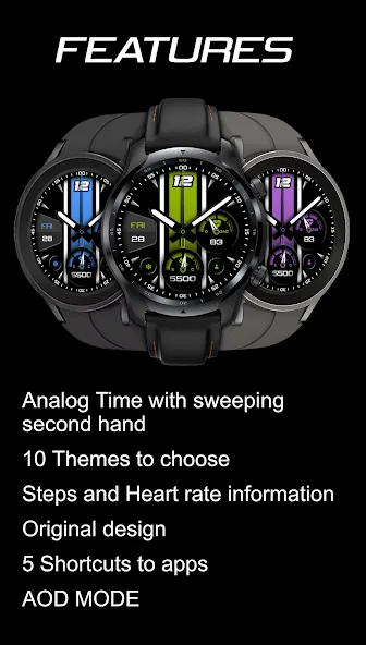 Stripes - YELE | watch face screenshot 5