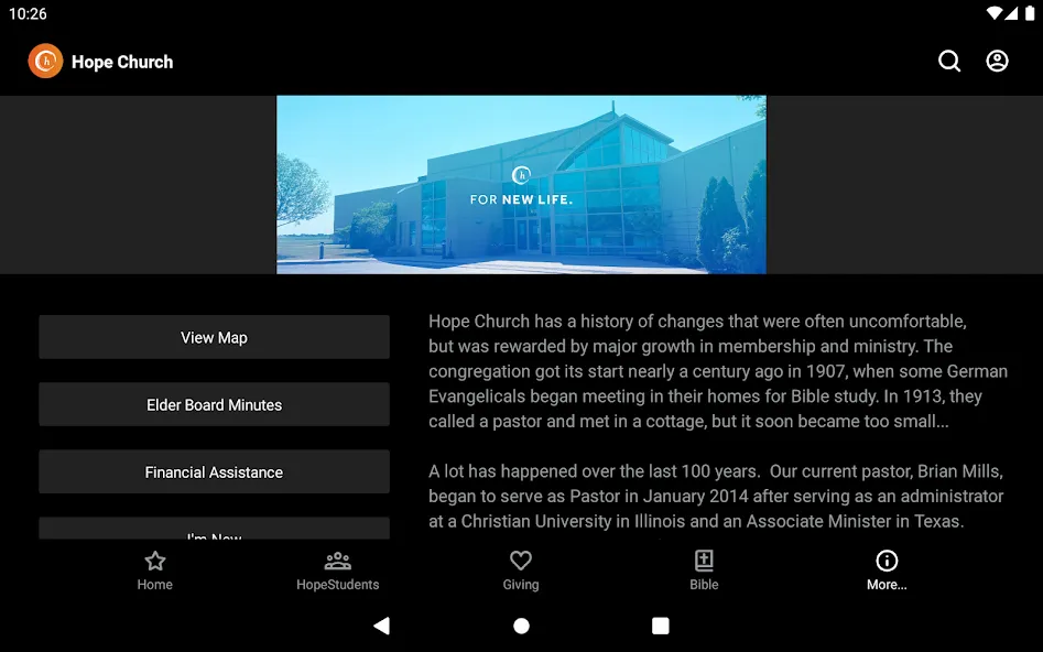 Hope Church Springfield screenshot 6