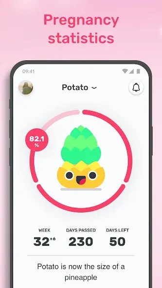 Preggers: Pregnancy & Baby App screenshot 1