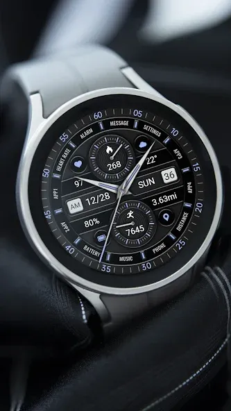 Dark Elegant Purple ZKin Watch screenshot 6