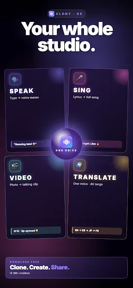 Clony: AI Voice & Face Cloning screenshot 6