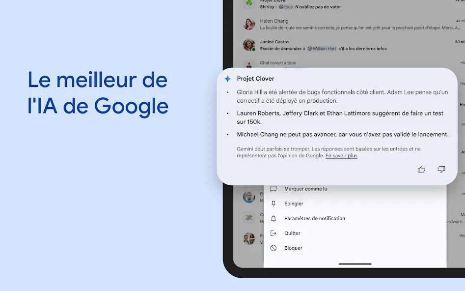 Google Chat screenshot 18