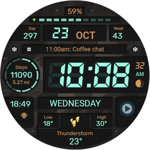 WFP 129 Military watch face screenshot 38
