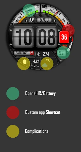 MB297 Digital Watch Face screenshot 5