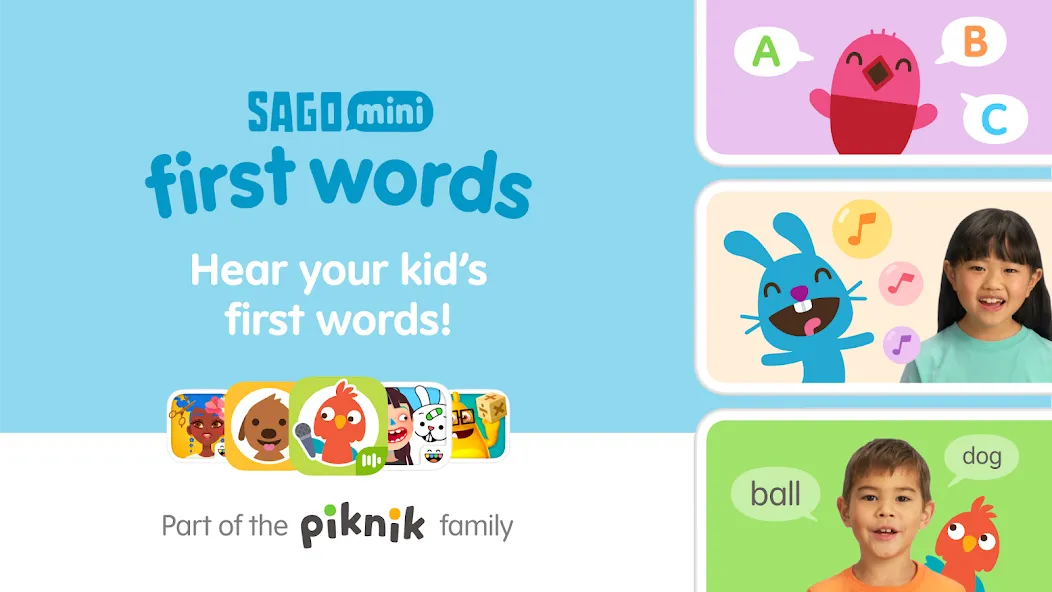 Sago Mini First Words: Kids 1+ screenshot 1
