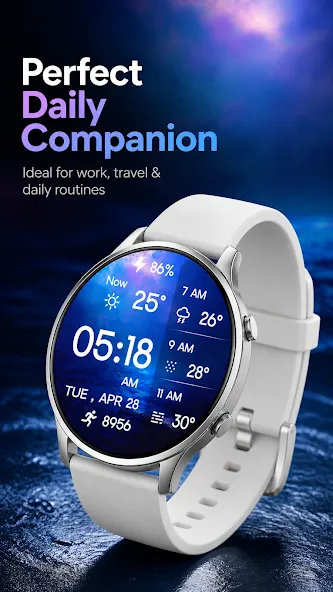 Minimal Weather Digital Watch screenshot 5