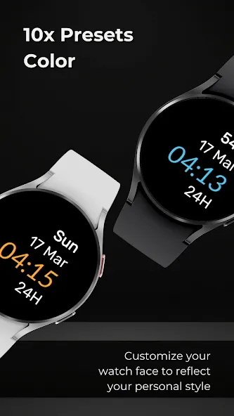 EXD027: Minimal Watch Face screenshot 2
