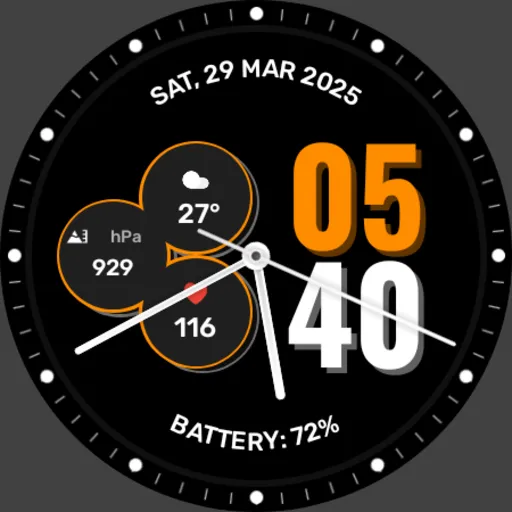 Baron 2: Hybrid Watch Face screenshot 27