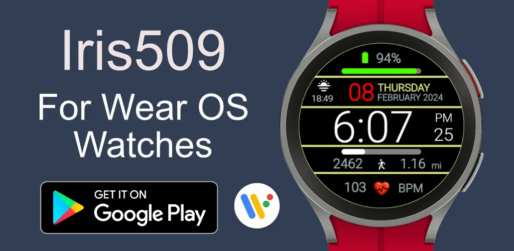 Iris509 Digital Watch Face screenshot 7
