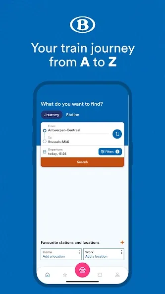 SNCB/NMBS: Timetable & tickets screenshot 1