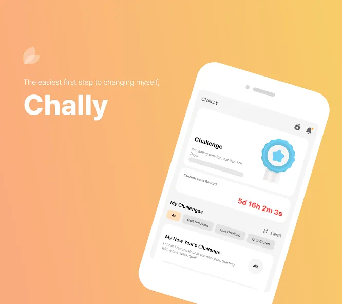 Chally: Quit Habit screenshot 1