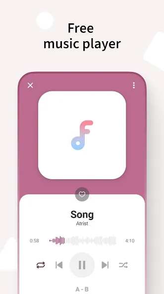 Frolomuse: MP3 Music Player screenshot 2