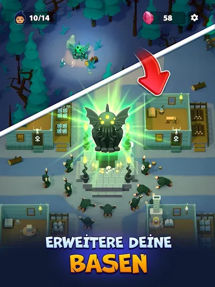 Idle Cult Empire – Böse Tycoon screenshot 9