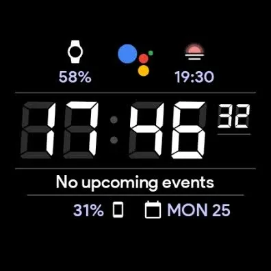 JHW Digital F: Watch face screenshot 11