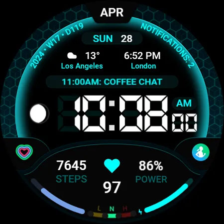 TVV Digital 3 Watch Face screenshot 9