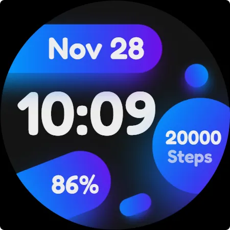 Simple Glob Watch Face screenshot 5