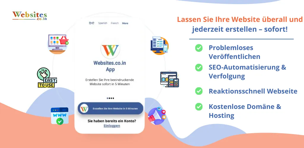 Sofortige Website-Builder-App screenshot 24