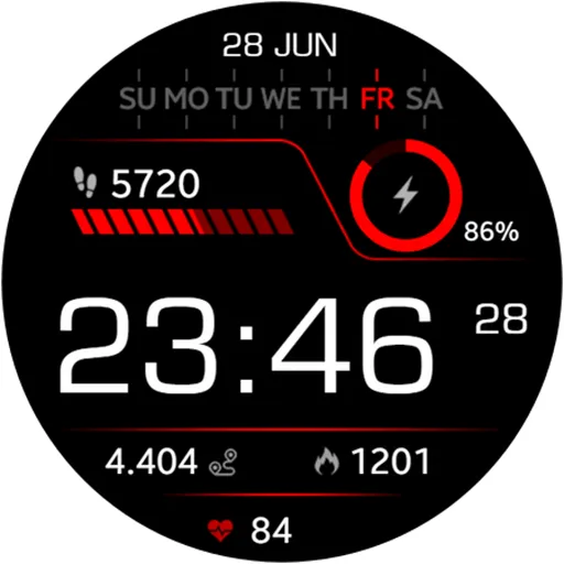 Digital Worko Watch Face screenshot 12
