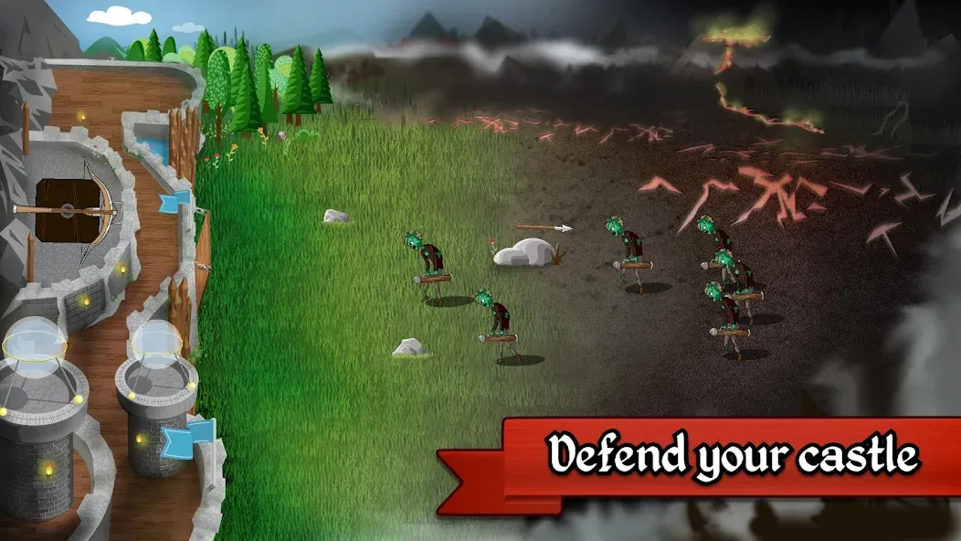 Grim Defender: Castle Defense screenshot 1