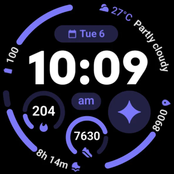 MDS08 Digital Watch Face screenshot 13