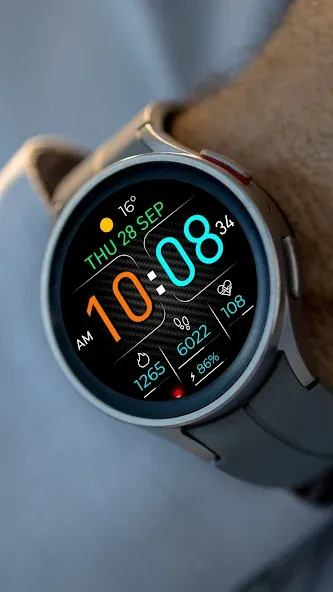 Digital DIGR URX07 Watch face screenshot 6
