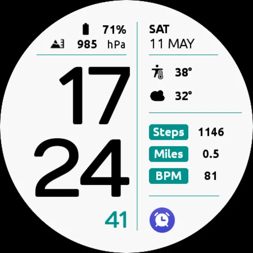 EXD043L: Digital Watch Face screenshot 31