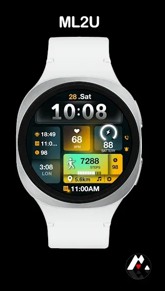 ML2U 241b Hybrid Watch Face screenshot 7