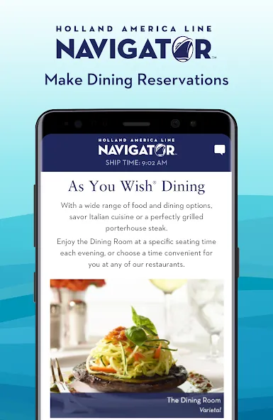 Holland America Line Navigator screenshot 2
