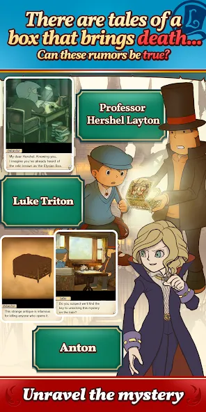 Layton: Diabolical Box in HD screenshot 2