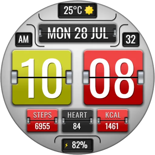 DIGI FLIPNOUR CTS35 Watch face screenshot 17