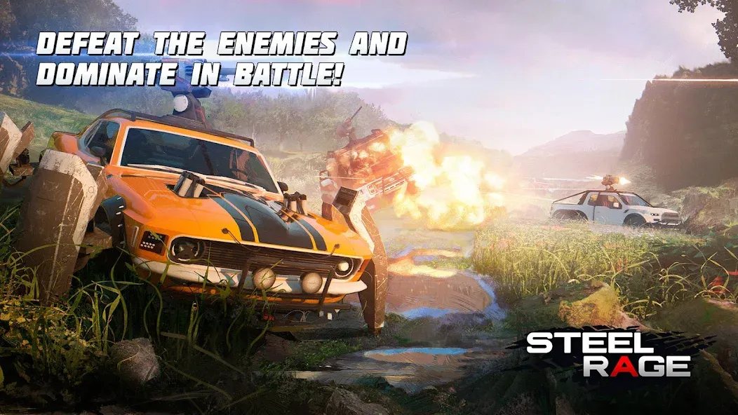 Steel Rage: Mech Cars PvP War screenshot 2