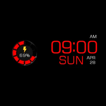 Key WF20 Digital Watch Face screenshot 28