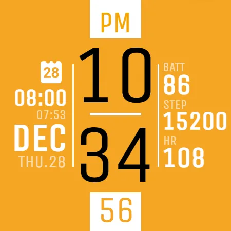 IWF DL3 watchface screenshot 25