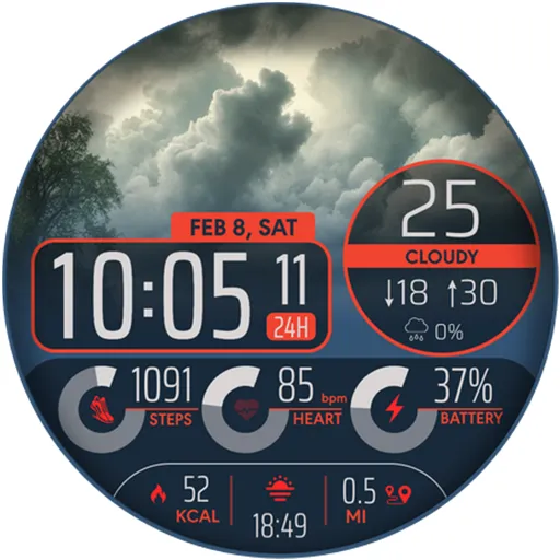 Weather Watchface — NDW067 screenshot 33