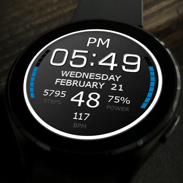 Key WF05 Digital Watch Face screenshot 6