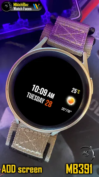Digital Watch Face MB391 screenshot 5
